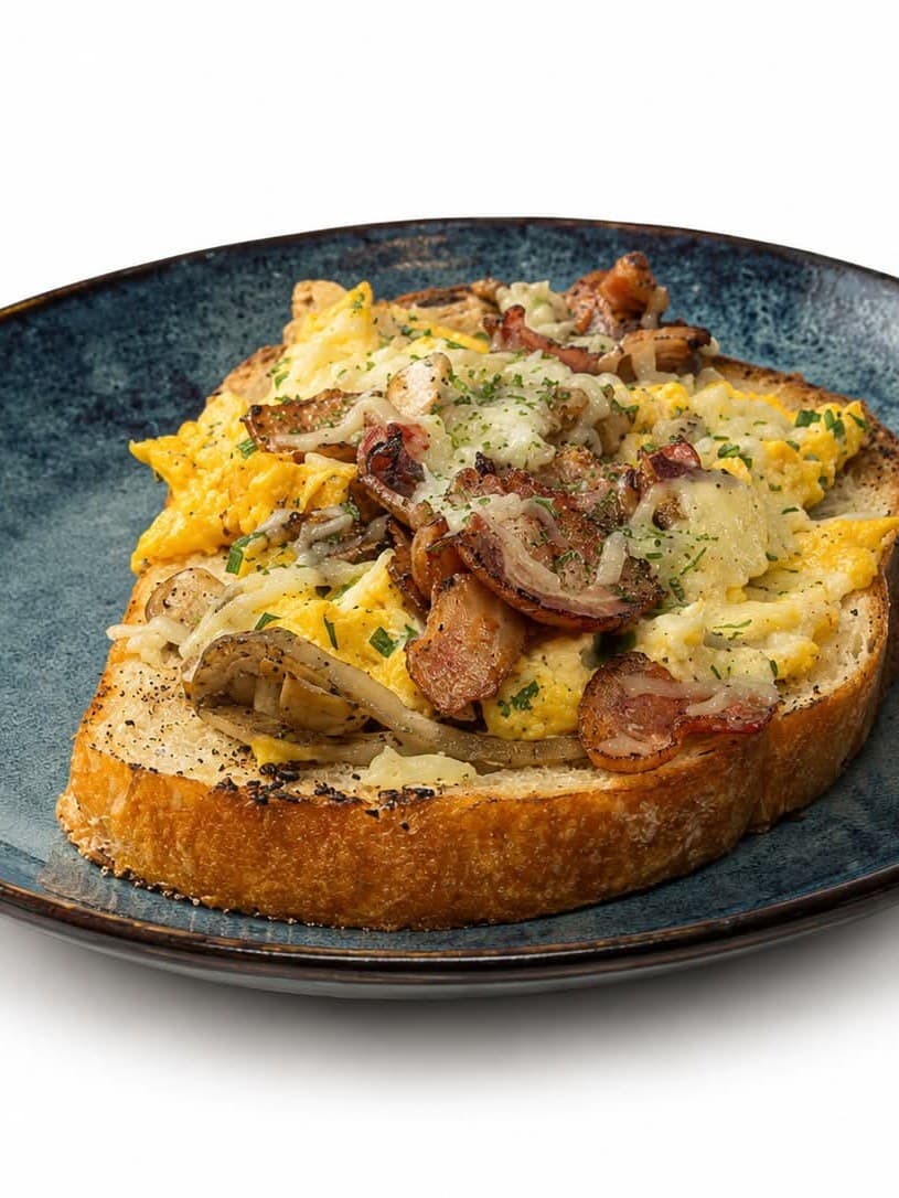 Bacon and Mushroom Sourdough