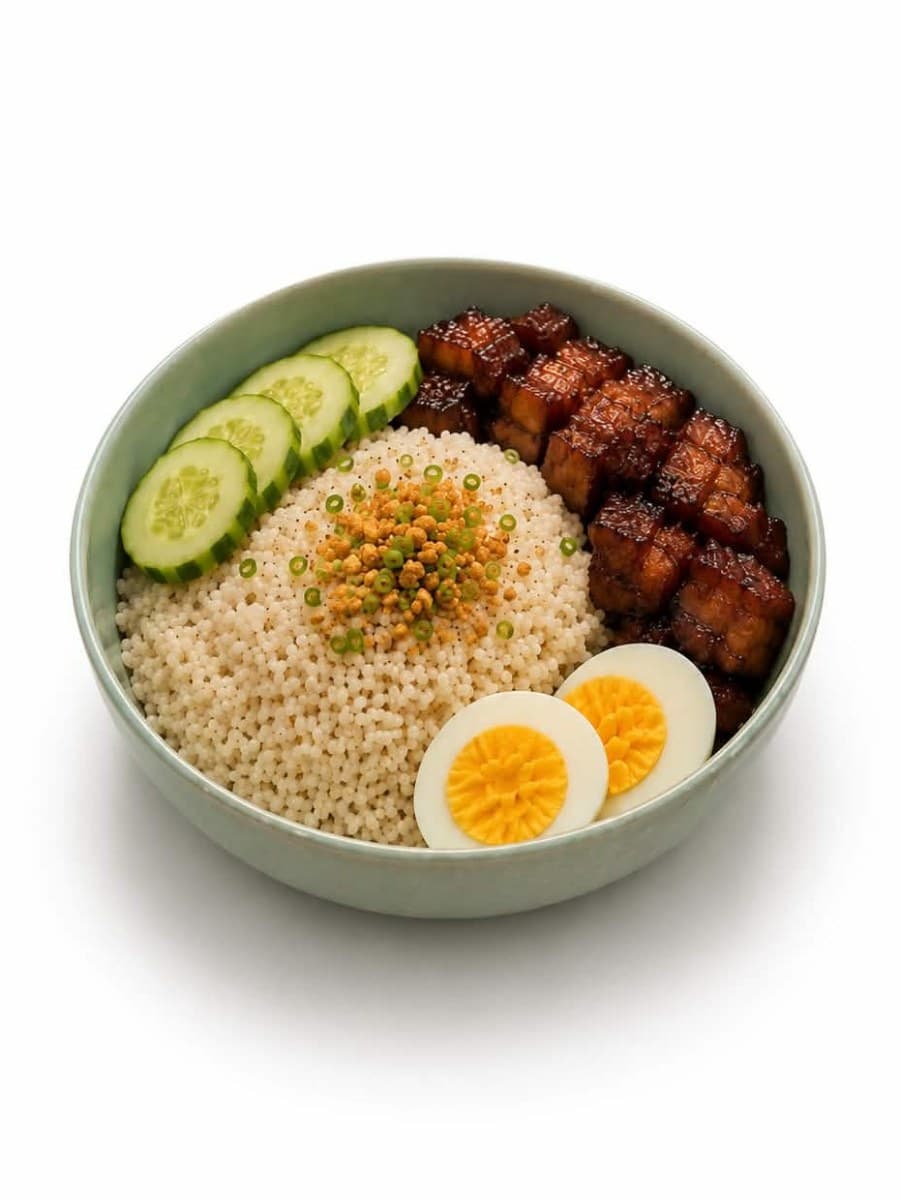 Homemade Braised Pork Ricebowl