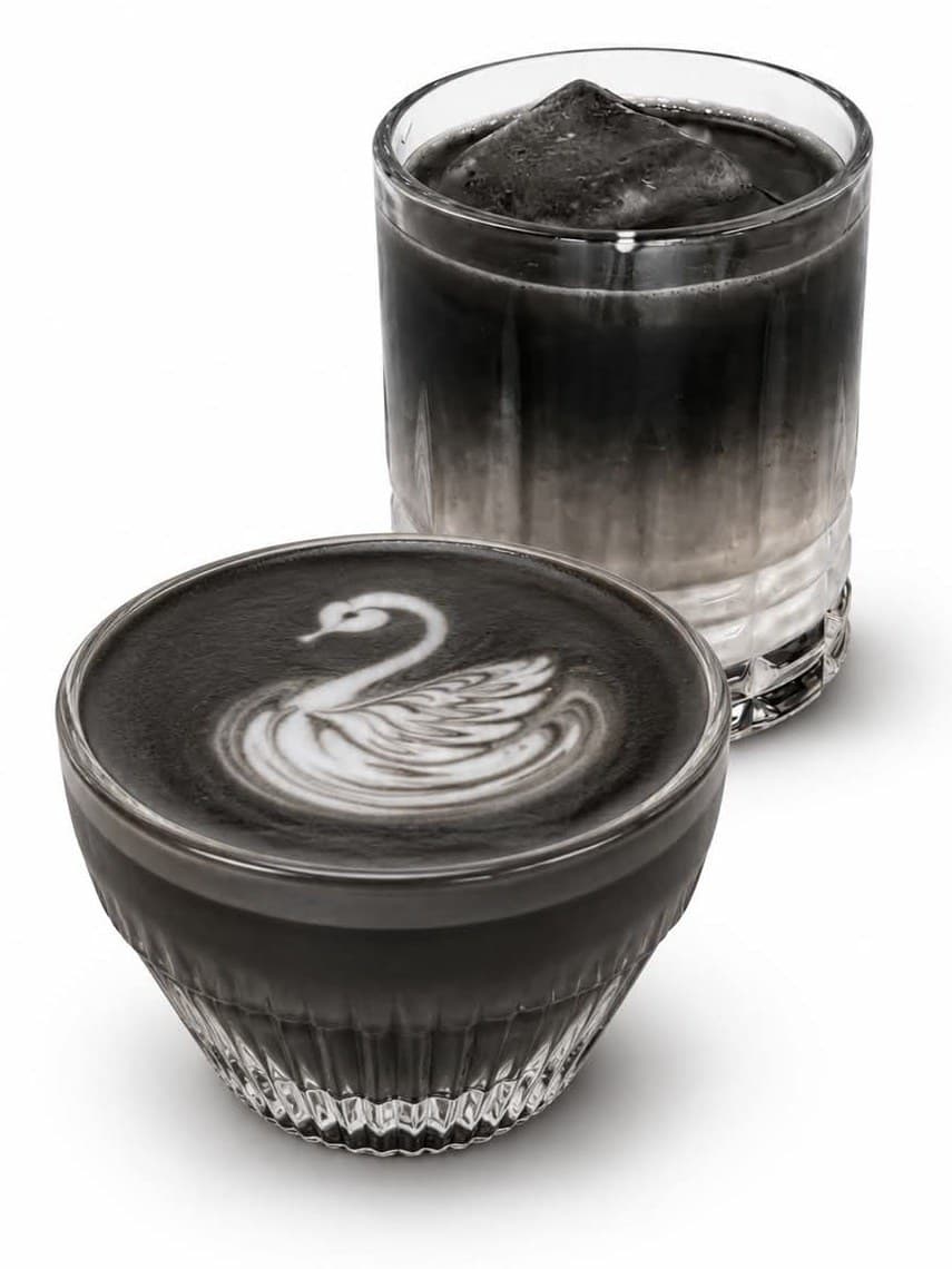 Earthy Black Latte